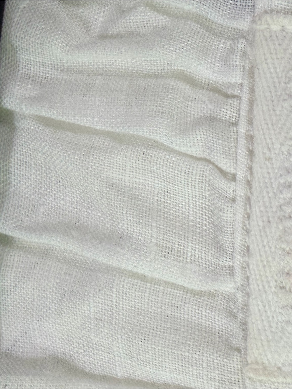 CP SHADES - White 100% Linen Short-Sleeve Button Front Dress, sz S - Picture 6 of 7